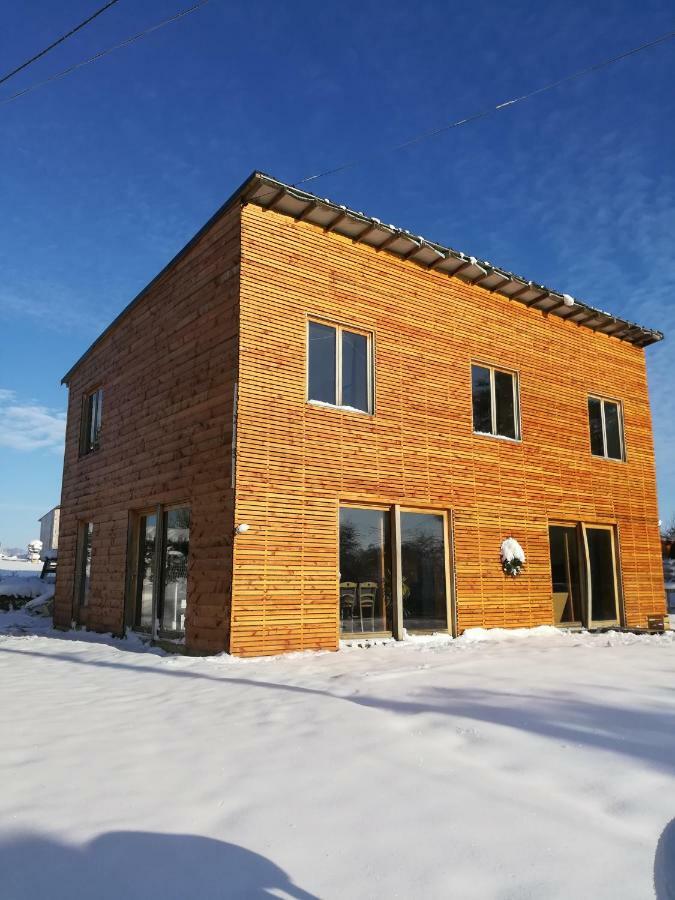 Maison Ecologique En Paille La Chapelle-Encherie Экстерьер фото